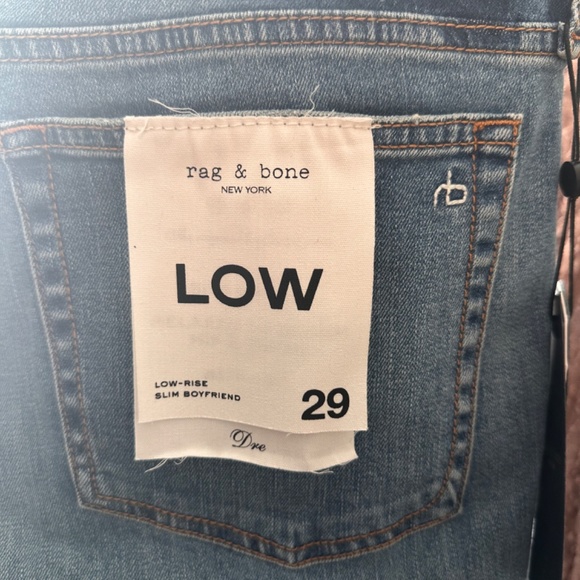 rag & bone NWT Dre low-rise boyfriend size 29 - Picture 4 of 7